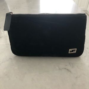 Fendi Velvet Vintage Pouch